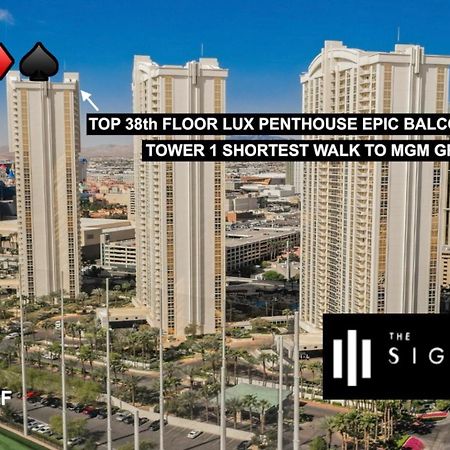 Signature Mgm Top 38Th Floor Penthouse Lux+ Best Balony Strip View Suite + No Resort Fee Лас-Вегас Экстерьер фото